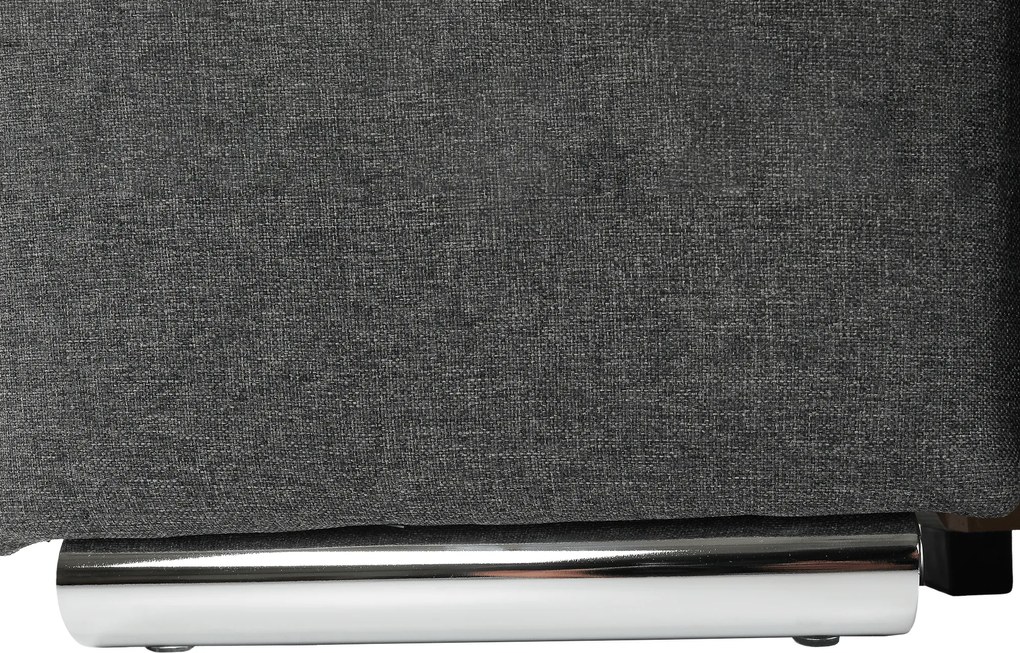 Sarok ülőgarnitúra, szürke, SEGORIA LUX