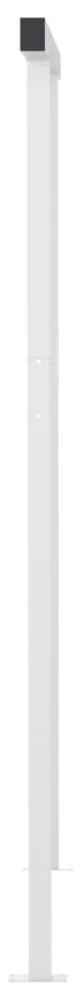 kék/fehér automata szélérzékelős és LED-es napellenző 6 x 3,5 m