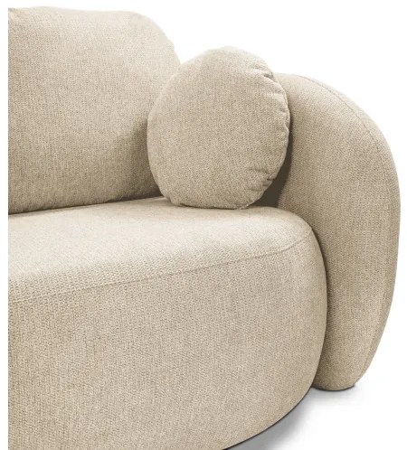 OLBIA ágyazható háromszemélyes kanapé, bézs