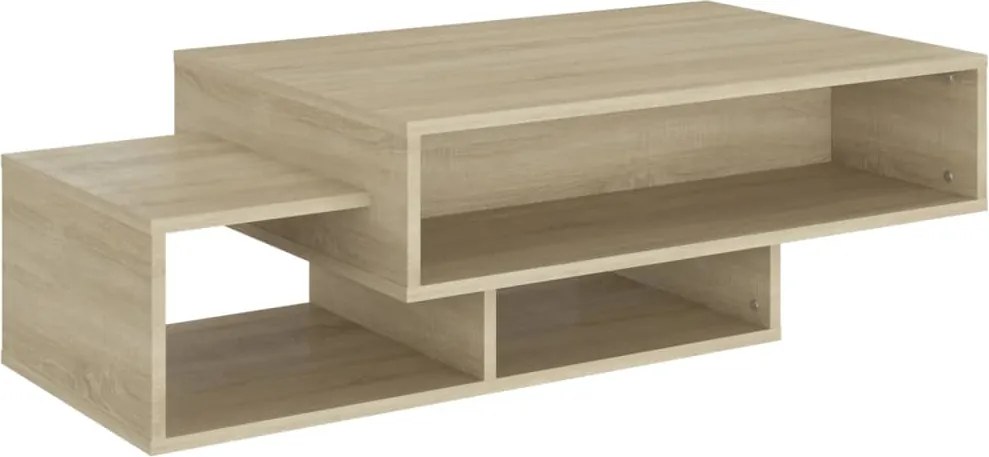 vidaXL sonoma tölgy színű szerelt fa dohányzóasztal 105 x 55 x 32 cm