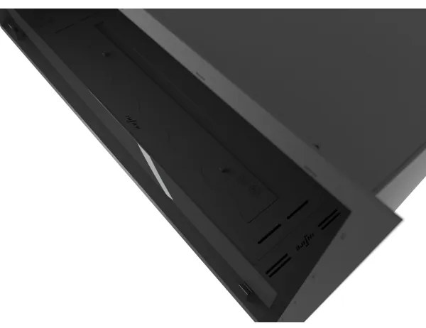 InFire - Beépített BIO kandalló 49,4x104,4 cm 6kW fekete