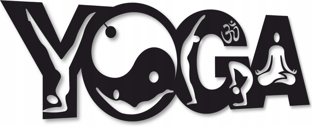 Yoga Fali Panel 3D Áttört Kép Loft Dekoráció Falikép Triptichon