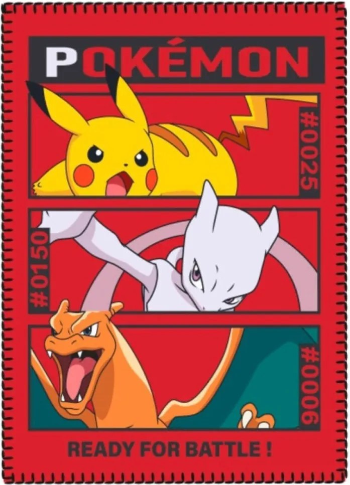 Pokémon Battle polár takaró 100x140 cm