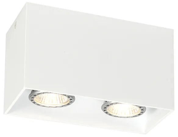 Design spotlámpa fehér - Qubo 2