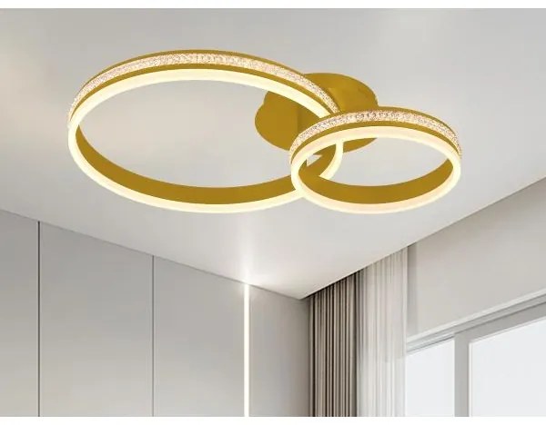 LED dimmelhető felületre szerelhető csillár LED/110W/230V 3000-6500K + távirányító