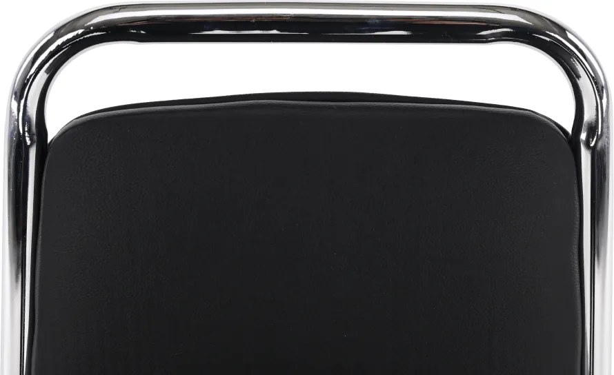 Szék tárgyalóterembe, fekete textilbőr, ZEKI