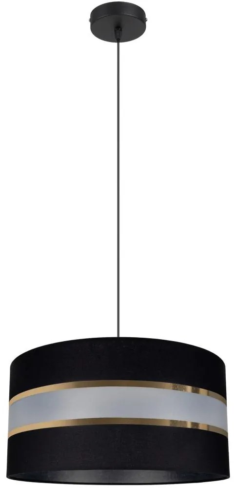 Belis Csillár zsinóron CORAL 1xE27/60W/230V fekete BE0206