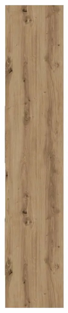 Könyvespolc kézműves tölgy 40 x 35 x 180 cm Faanyag