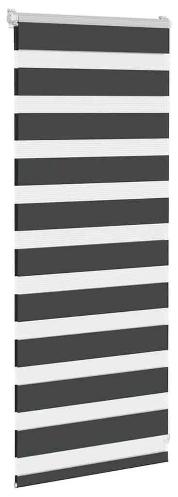 zebrafüggönnyel fekete szövetszélesség 60,9 cm poliészter