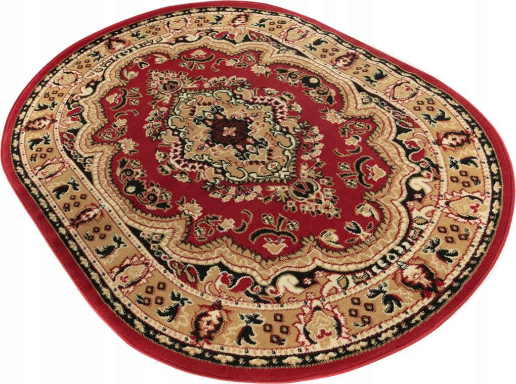 Ovális szőnyeg Bcf 160x220 Klasszikus Divatos Tömör Török Szőnyeg 21r