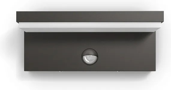 Philips 16484/93/P3 - LED Kültéri lámpa érzékelővel BUSTAN 2xLED/4,5W IP44