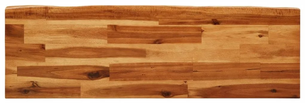tömör akácfa pad természetes éllel 110 cm