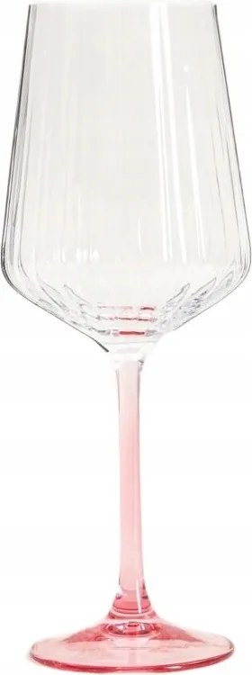Brill borospohár rózsaszín lábbal 0,56 l Homla