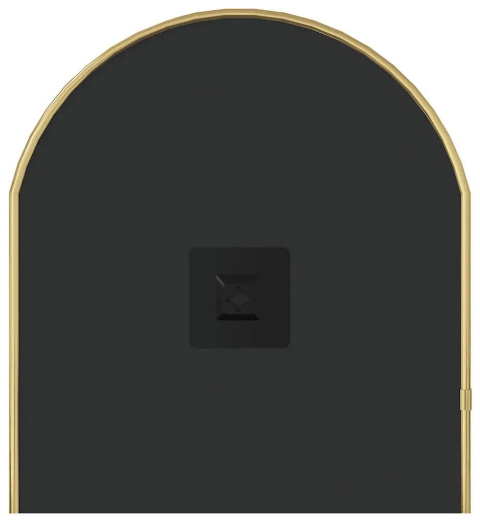 aranyszínű ovális falitükör 70x30 cm