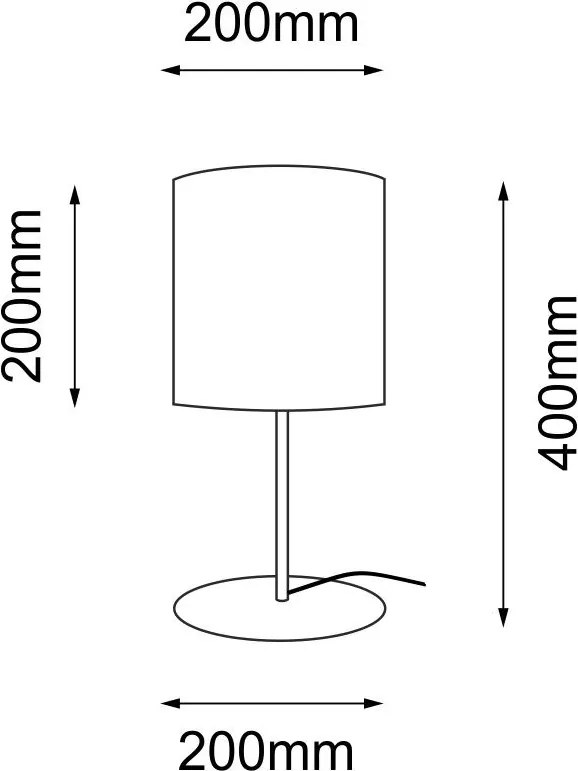 Antigo Lamego 2027 Asztali lámpa 1x60W/E27 IP20