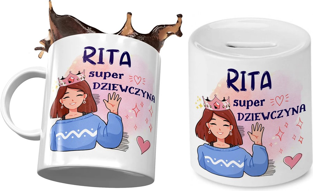 Rita Bögre Persely Szett Gyerekeknek Nyomtatott Fotóval