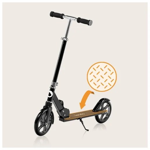 Lionelo - Gyermek roller LUCA fekete