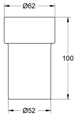GROHE 40254000 - ALLURE szatén üvegpohár