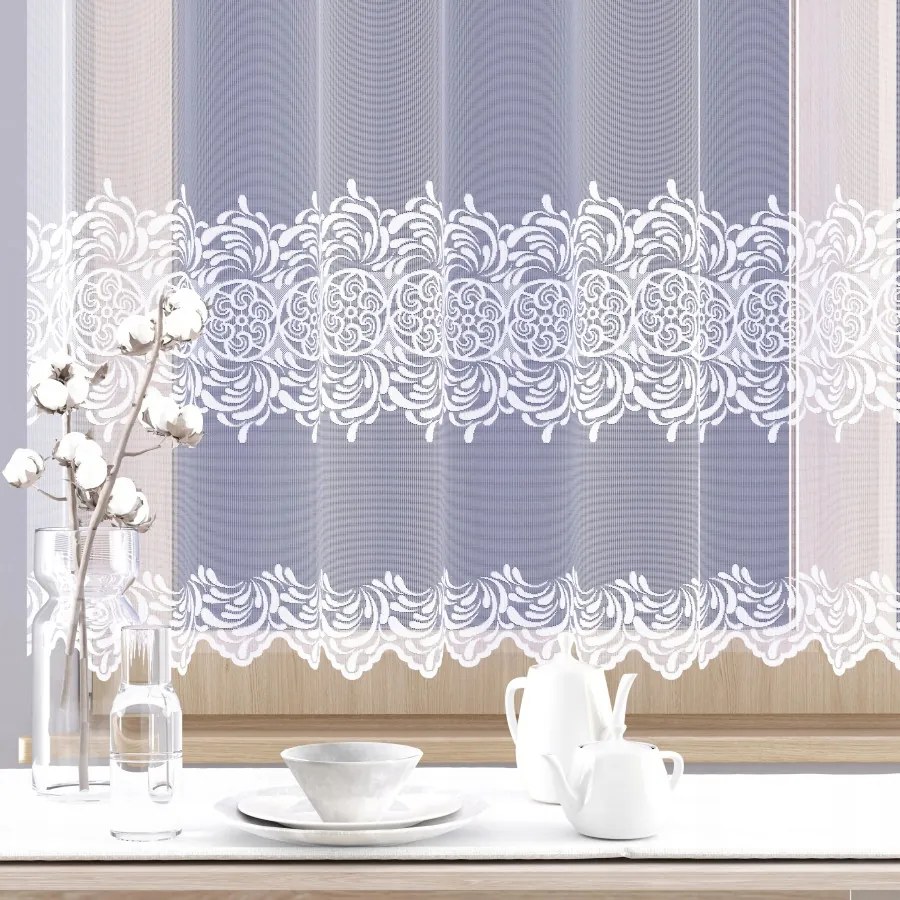 Mg Függöny 762/16 Fehér 300x180cm készre varrva Bt M