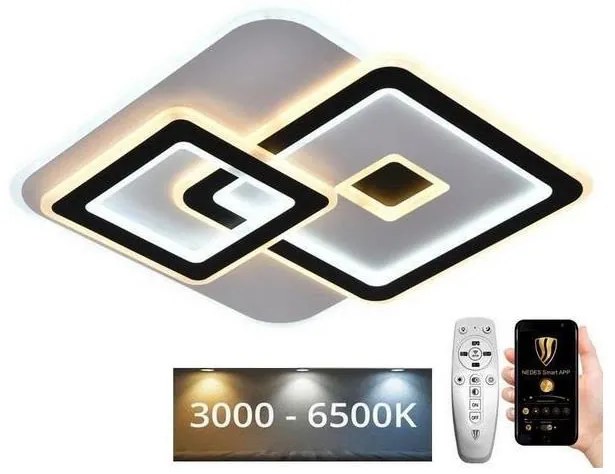 NEDES LED állítható fényerejű mennyezeti lámpa LED/145W/230V 3000-6500K DO-val J1312/WB