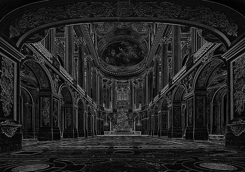 Fotótapéta templom belső fotótapéta 254 x 184