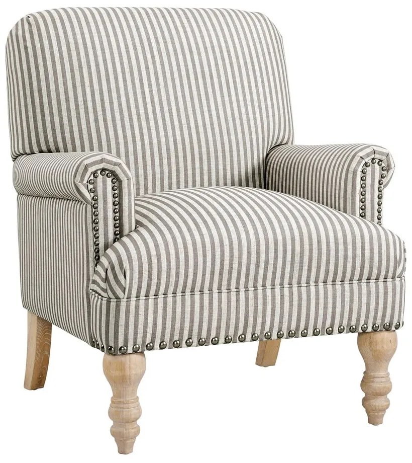 Bézs len fotel Jaya – Støraa