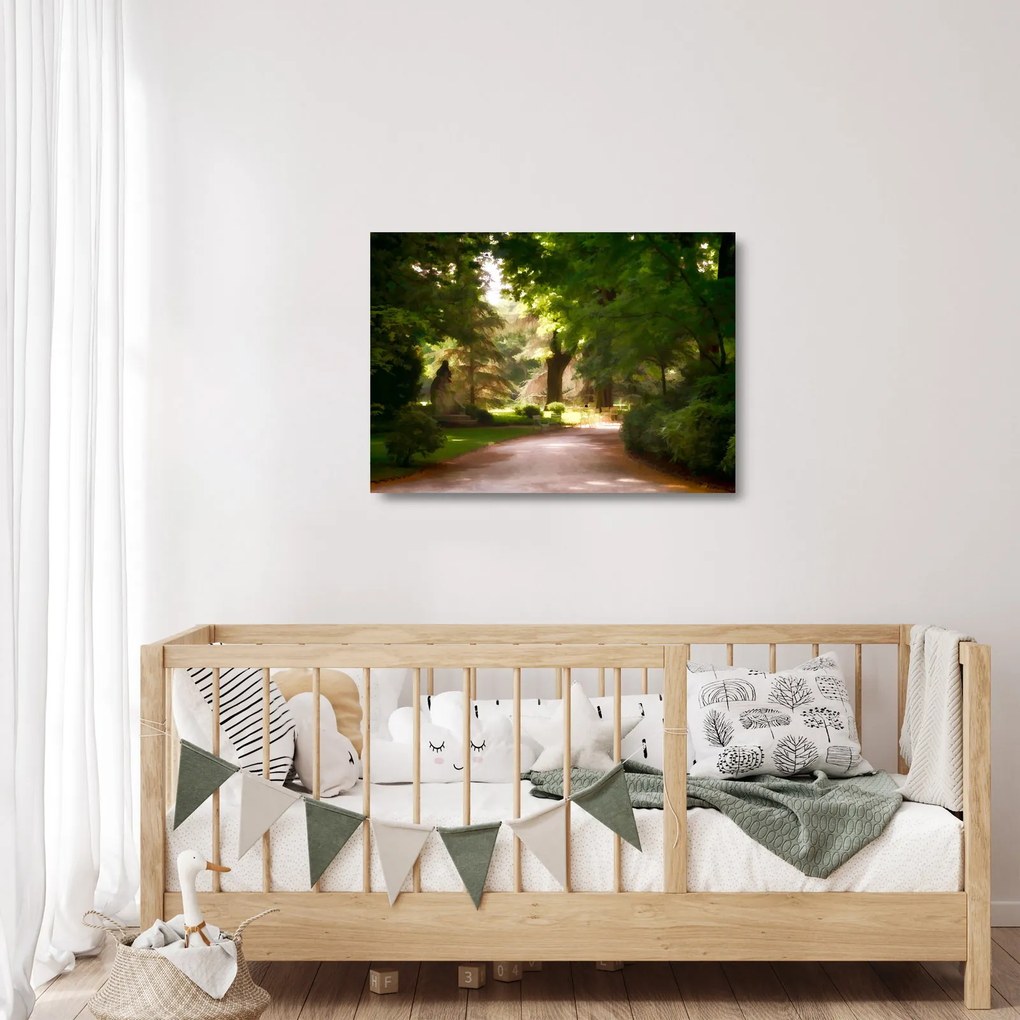 Park képe (üvegen) (70x50 cm)
