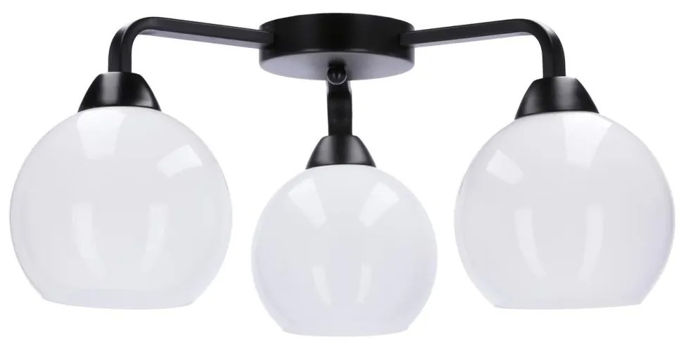 Felületre szerelhető csillár CALDERA 3xE27/60W/230V fekete