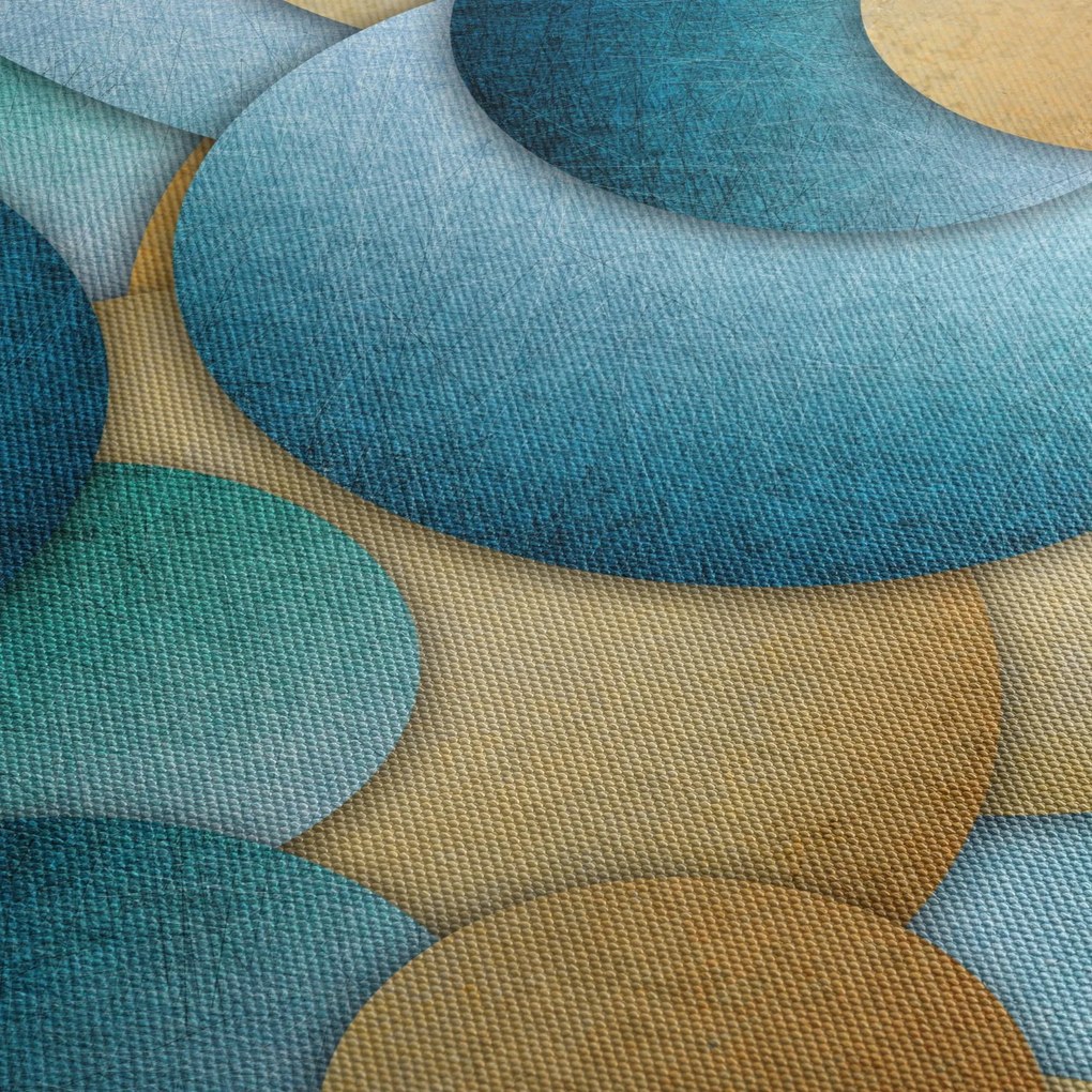 Az absztrakciós körök képe (150x105 cm)