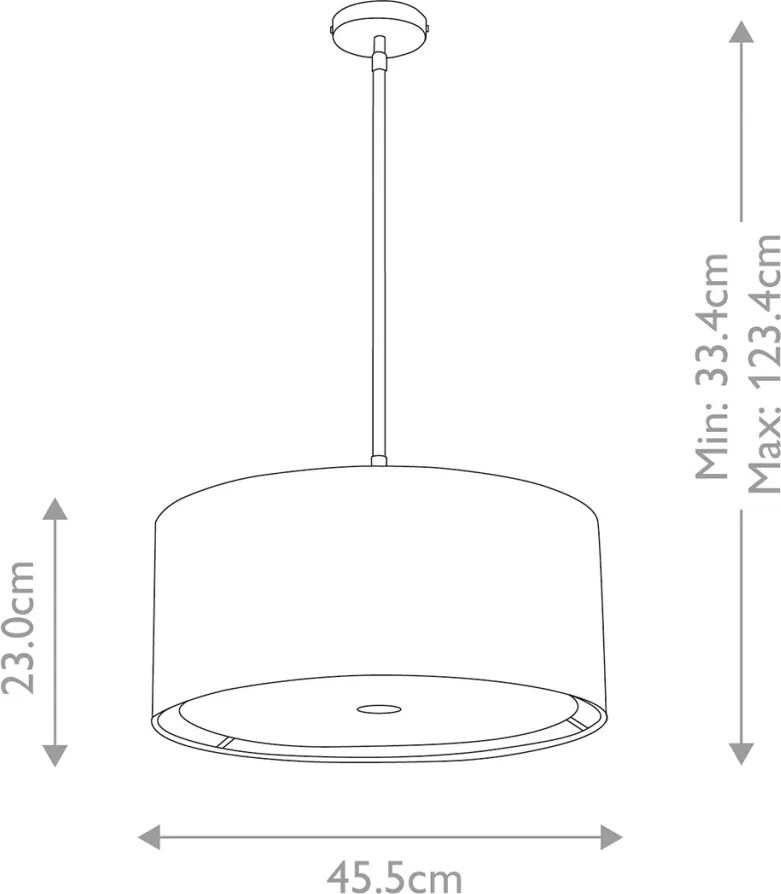Elstead Lighting BALANCE BALANCE-P-BRPB Függőlámpa 1x60W/E27