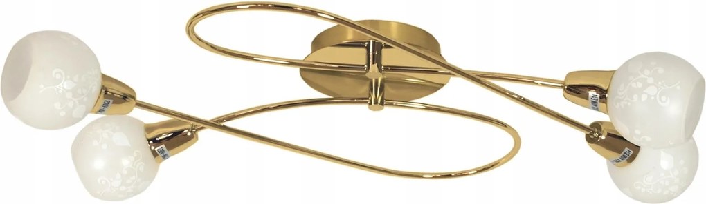 Mennyezeti spotlámpa kerek Candellux Lighting sárga