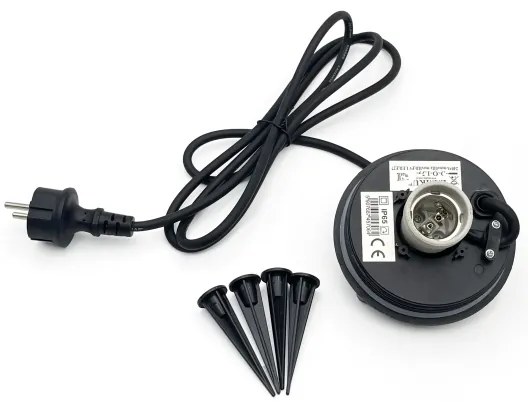 Kültéri dekoratív lámpatest LUMISTONE 1xE27/15W/230V IP65 átm. 31,8 cm