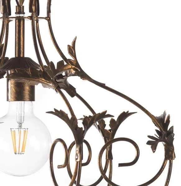 ONLI - Csillár láncon CONTESSA 1xE27/22W/230V bronz