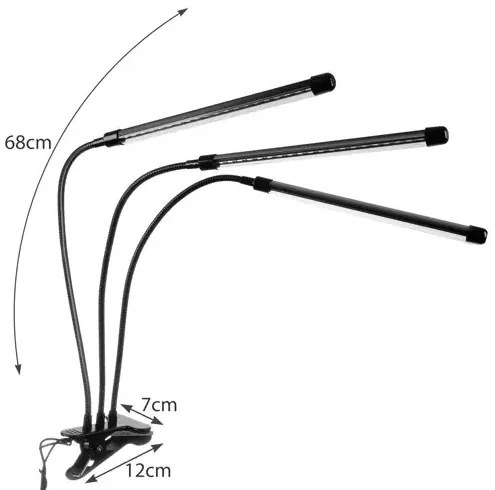 20 LED-es lámpa 3 db növénynövekedéshez Gardlov 19242