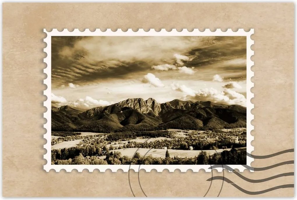 Poszterek 120x80 Tátra Lengyel hegyek Kilátás