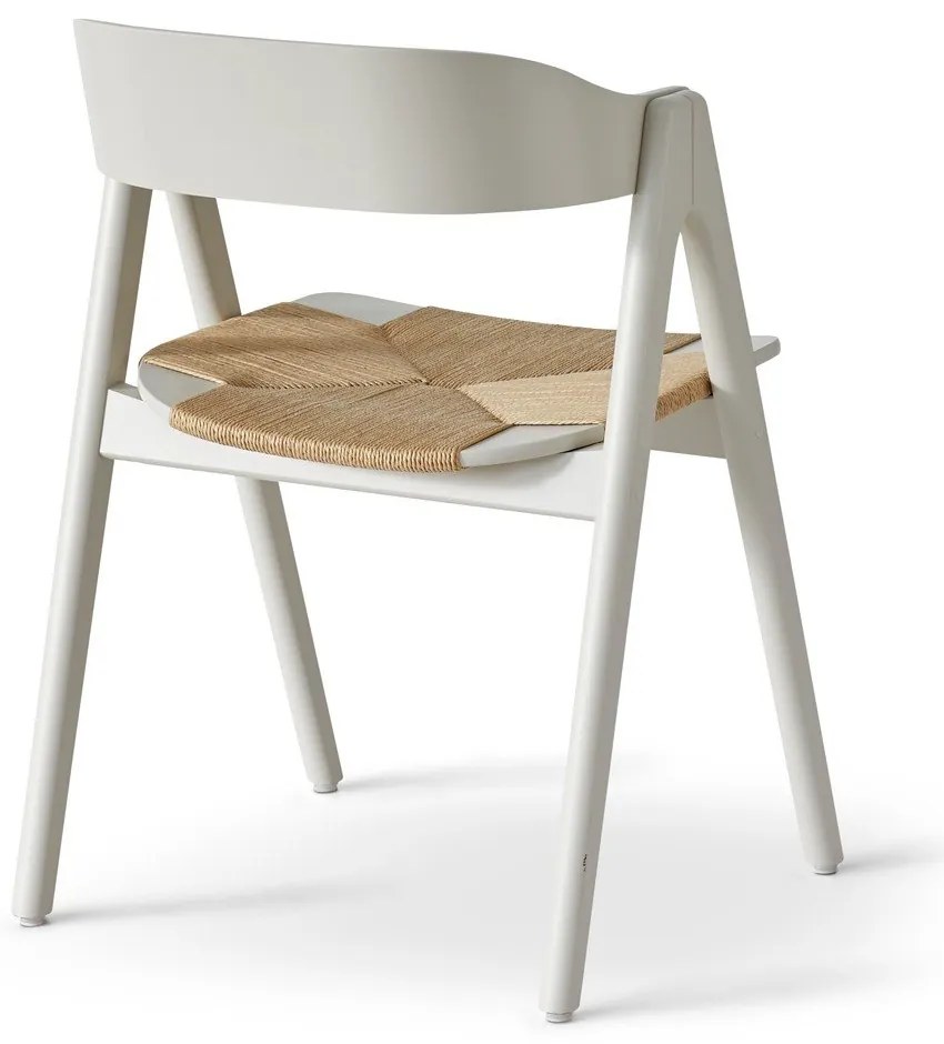 Mette bézs bükkfa étkezőszék rattan ülőfelülettel - Findahl by Hammel