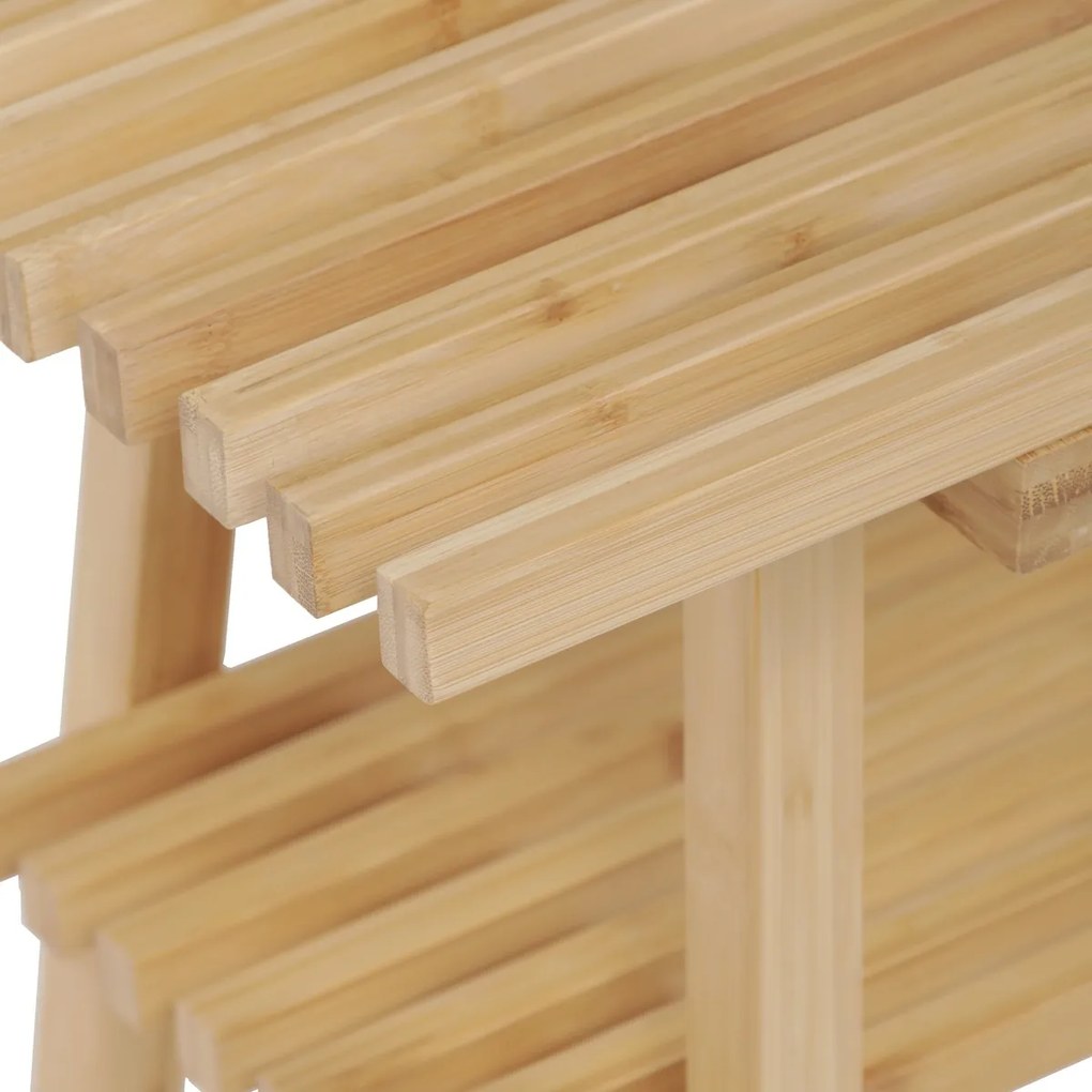 Cipősszekrény B061 NAT, bambusz