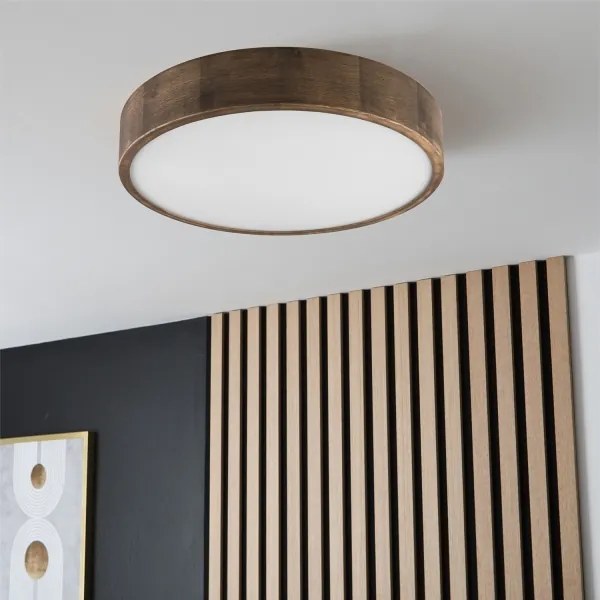 Brilagi - LED mennyezeti lámpa CARVALHO 3xE27/60W/230V tölgy-dió, átm. 47 cm