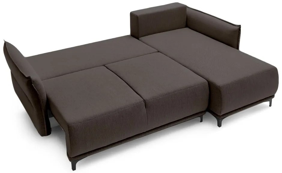 SORRENTO barna sarokkanapé Kanapé változat: Bal sarok