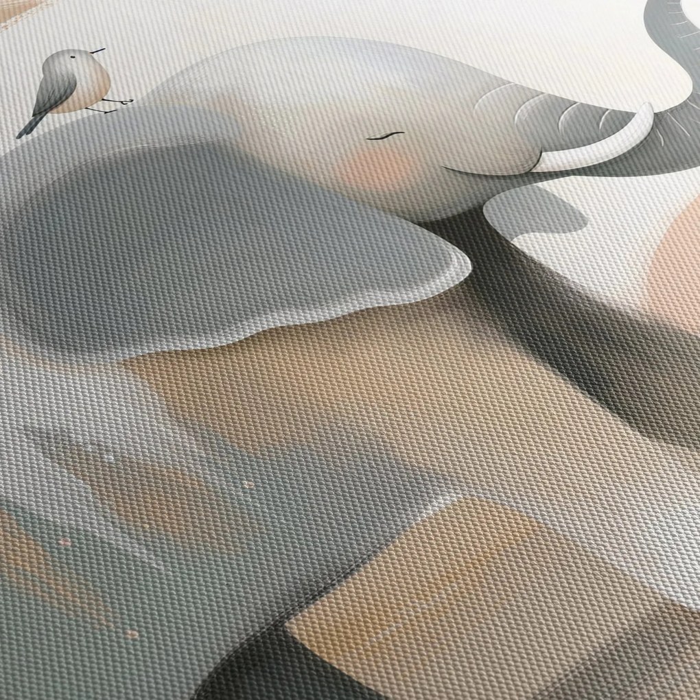 Kép - Elefánt pasztell színekben (120x50 cm)