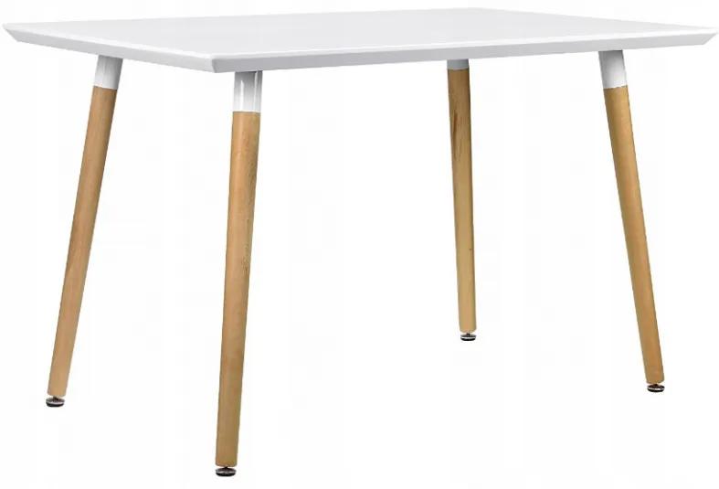 Étkezőasztal WHITE MODERN 120 x 80 cm