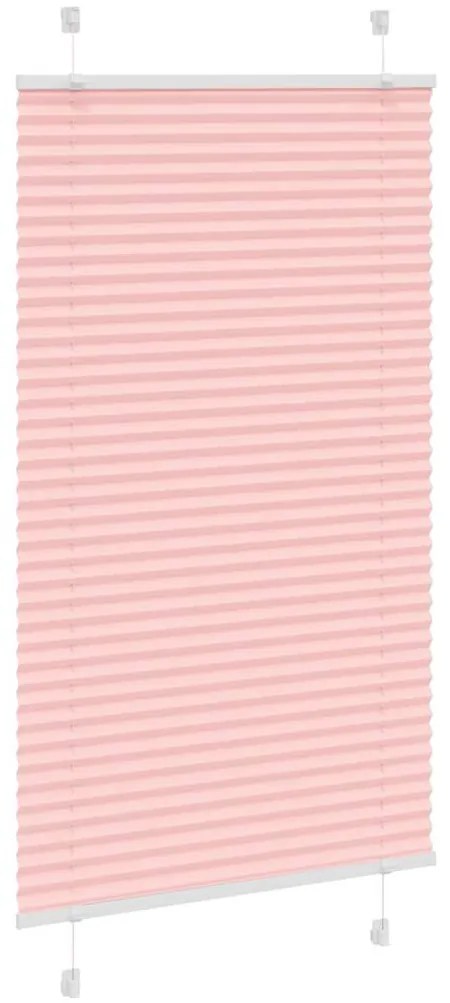 pliszírozott redőny rózsaszín 80x150 cm szövetszélesség 79,4 cm