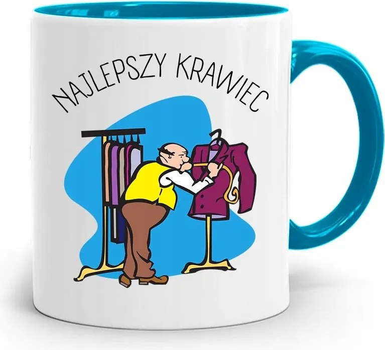 Kék Szabó Bögre A Legjobb Szabó Nyomtatott Fotóval