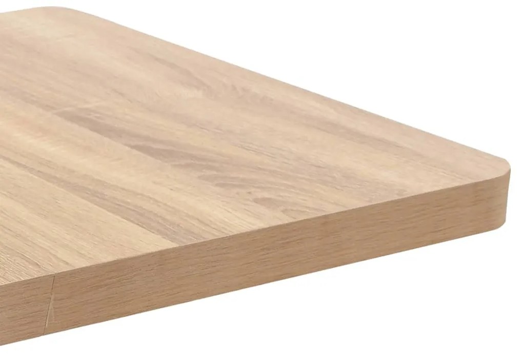 Világosbarna MDF bisztróasztal 60 x 60 cm
