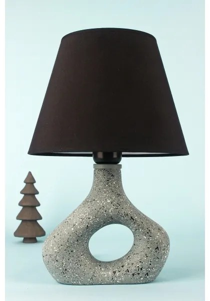 Asztali lámpa 1xE27/40W/230V fekete/zöld