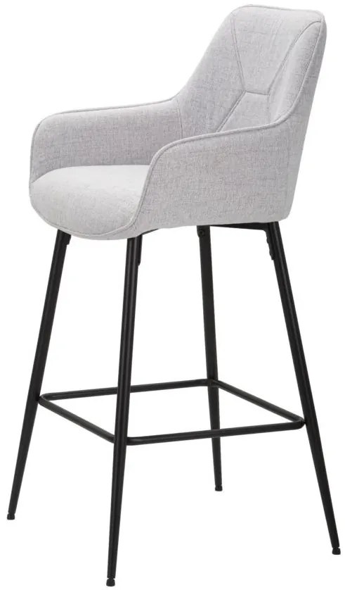 Bárszék szürke készlet 2 db 55x55x109cm