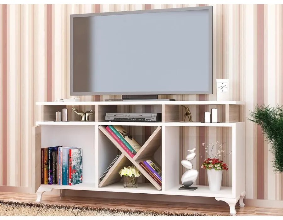 TV szekrény Ay - White, Cordoba