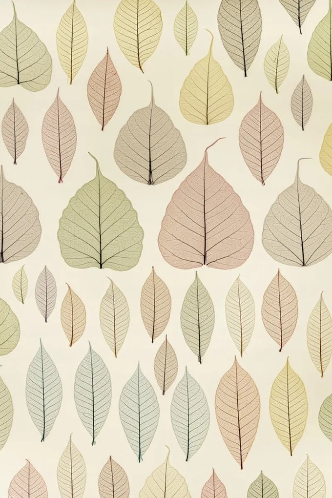 Poszter 40x60cm Csontváz levelek, Assaf Frank