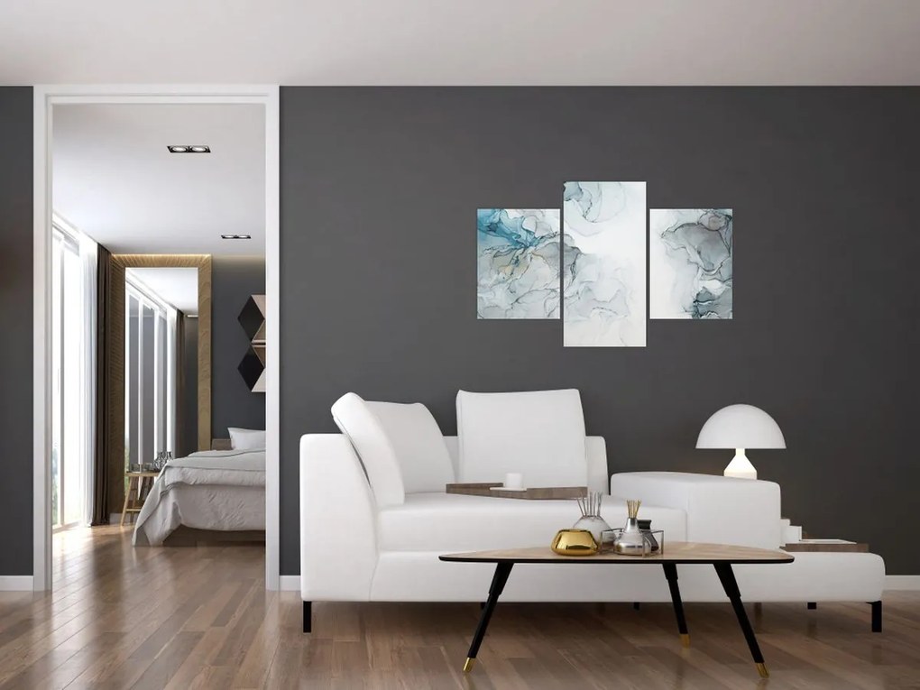 Kép - Kék márvány (90x60 cm)