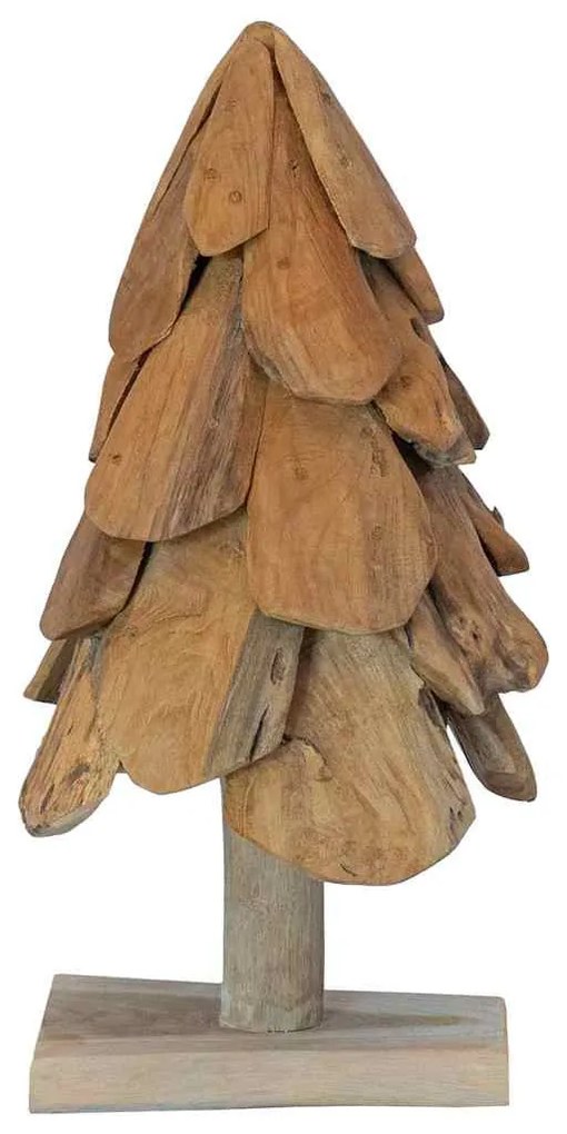 Karácsonyfa állvánnyal Barna 60 cm Tömör tíkfa